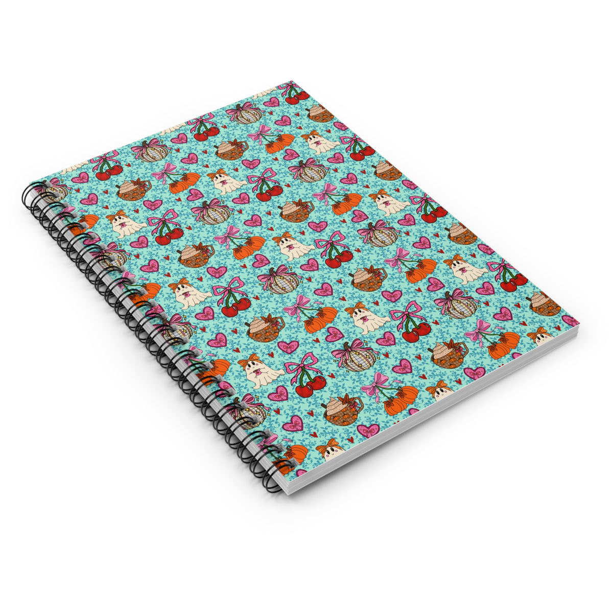 cute fall themed spiral notebook