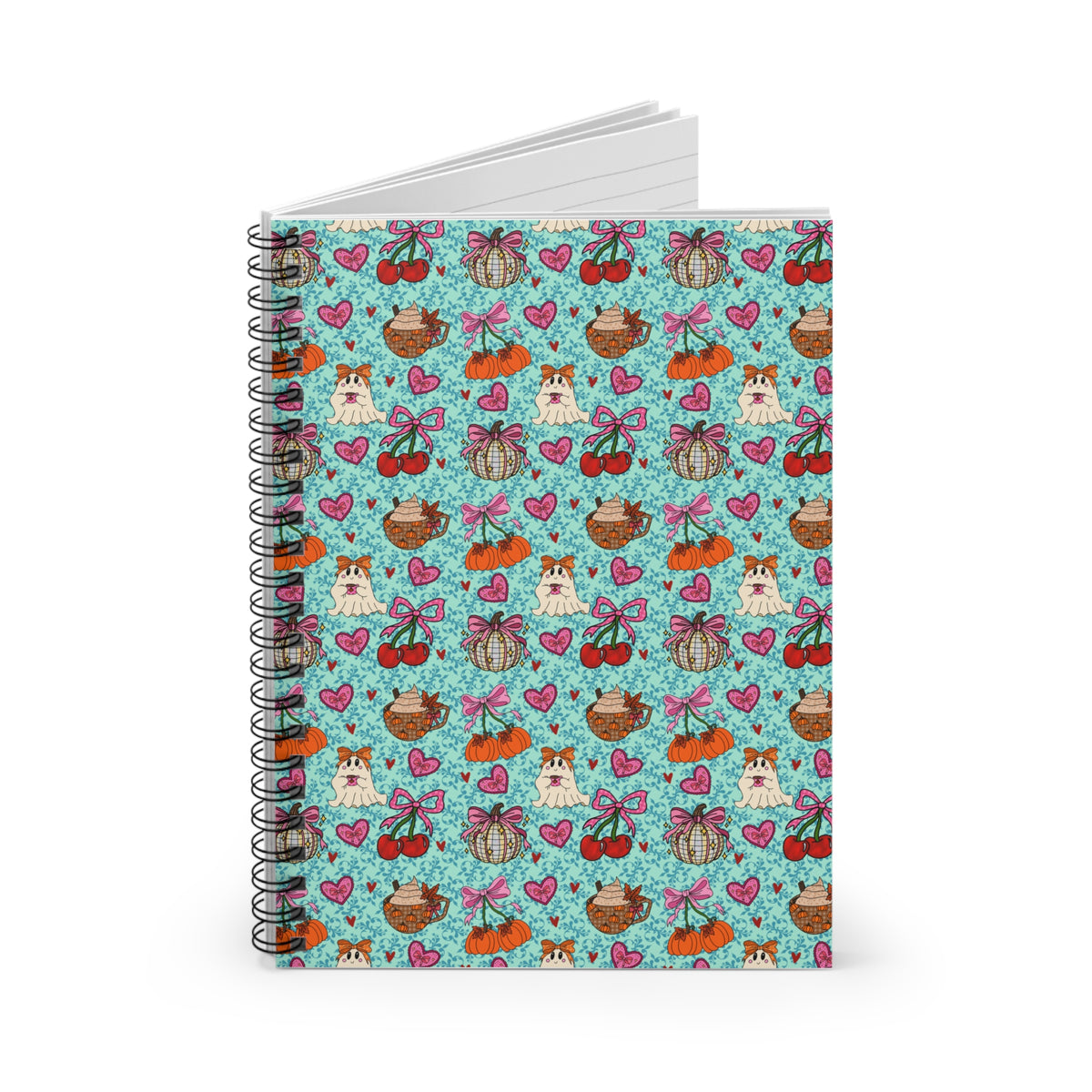 cute fall themed spiral notebook