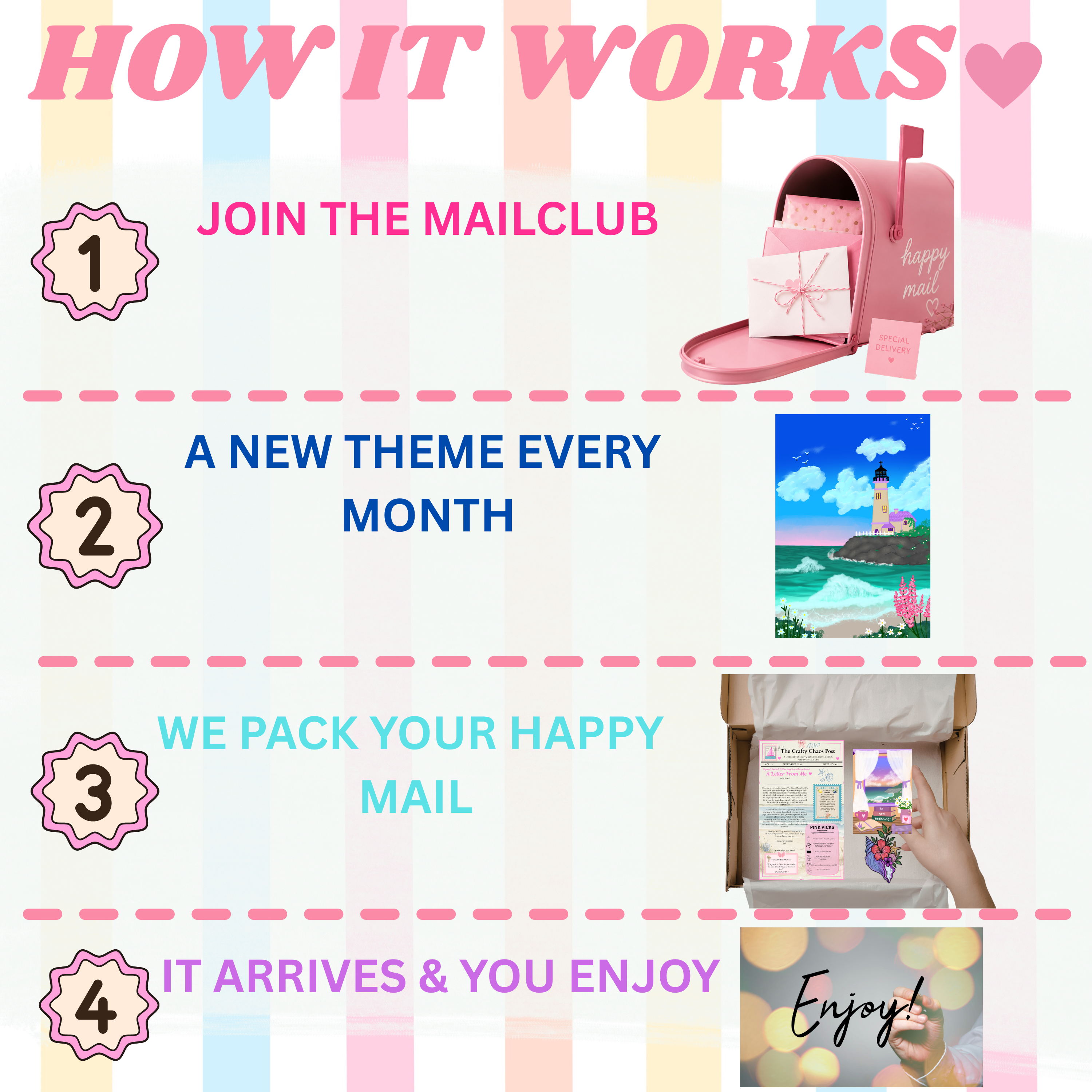 Monthly Mail Club | Happy Mail