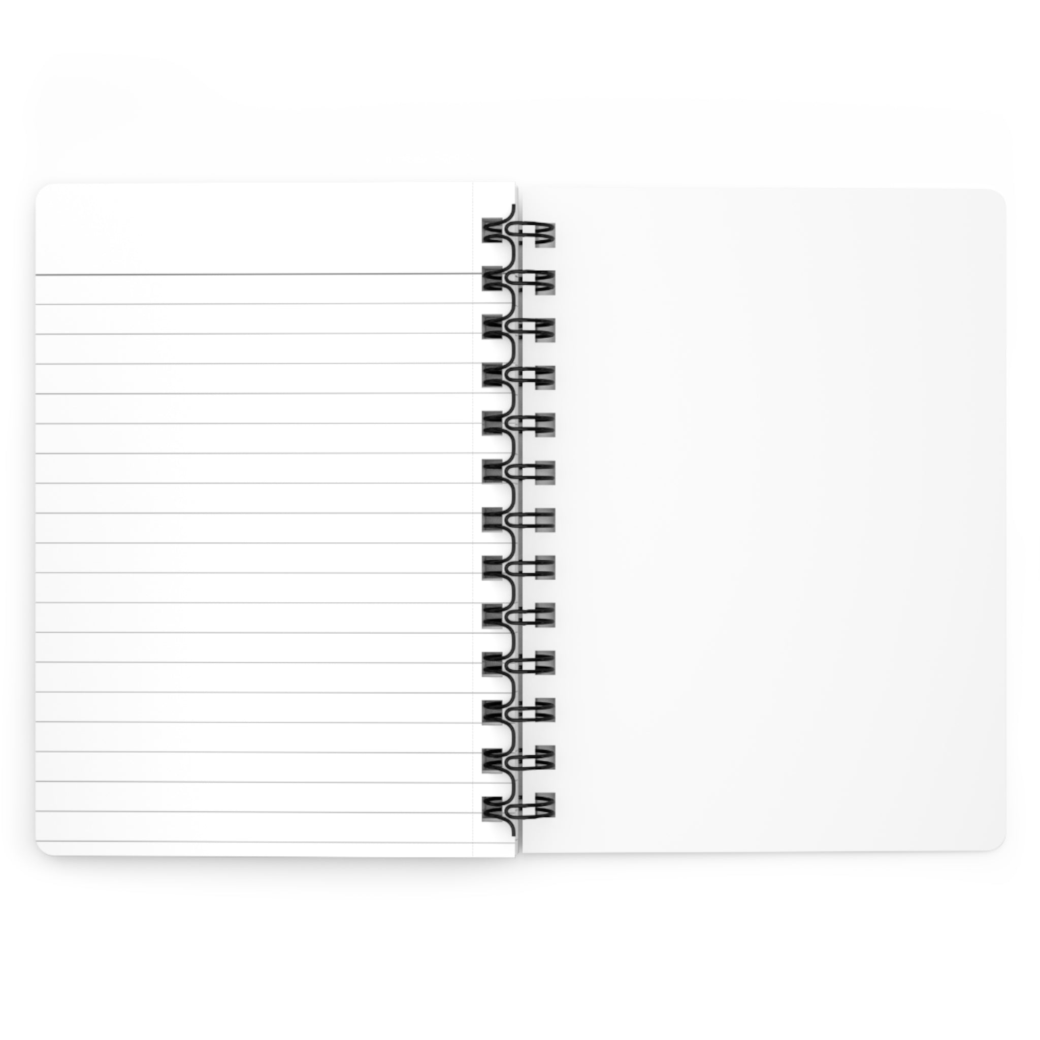 Lighthouse Coastal Journal — Spiral Notebook with Ocean Sunset Illustration